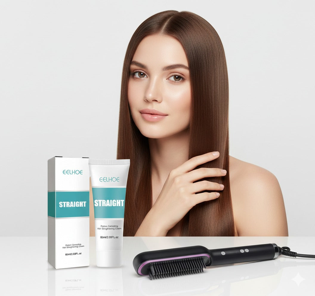 Transforma tu cabello rebelde en liso, sin frizz y con brillo desde casa en minutos - Pack Bloomeh